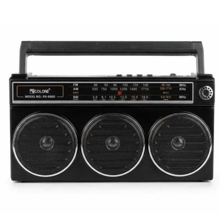 Портативно ретро радио - 3 лентов приемник GOLON RX-666D