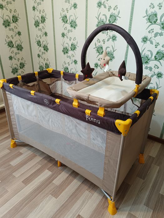 Манеж кровать складной