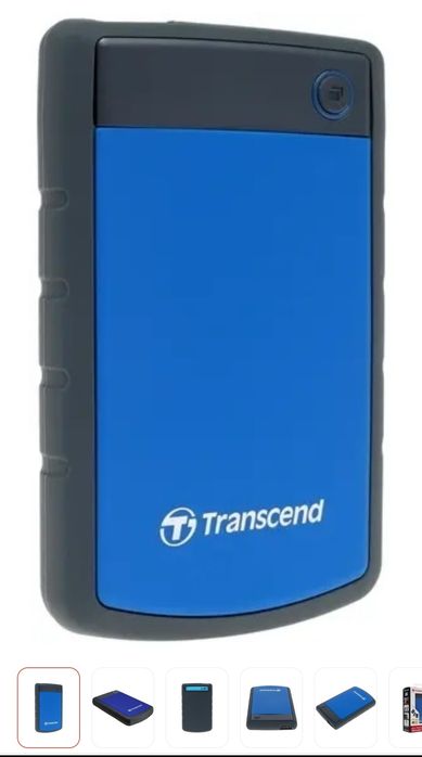 Внешний жёсткий диск 1 ТБ Transcend StoreJet 25H3