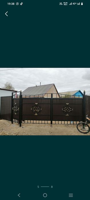 Ворота калитки  из профлиста