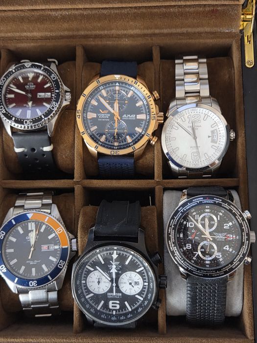 VOSTOK ORIENT CERTINA Всички са с кутии и допълнително каишки