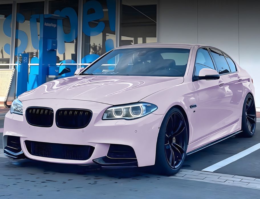 Накладки на пороги (юбка) на BMW БМВ F10 Ф10