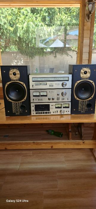 Винтидж Hi-Fi система Technics (SU-7300, ST-7300, RS-615) + тонколони Tannoy Mercury