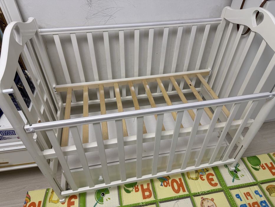 Детская кровать с тумбой