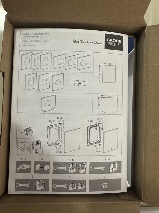 Clapeta actionare Grohe Skate Air