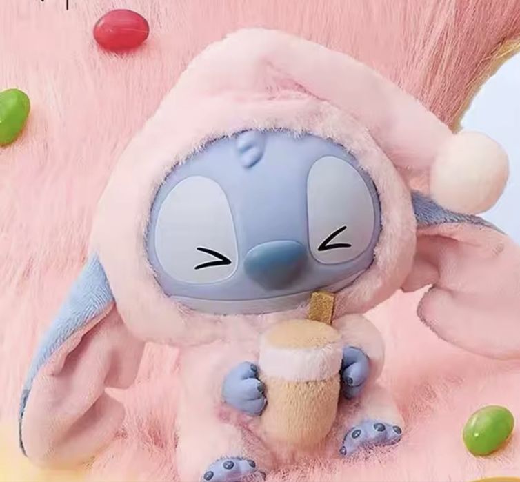 Labubu stitch плюшена играчка/Лабубу Стич плюшена играчка