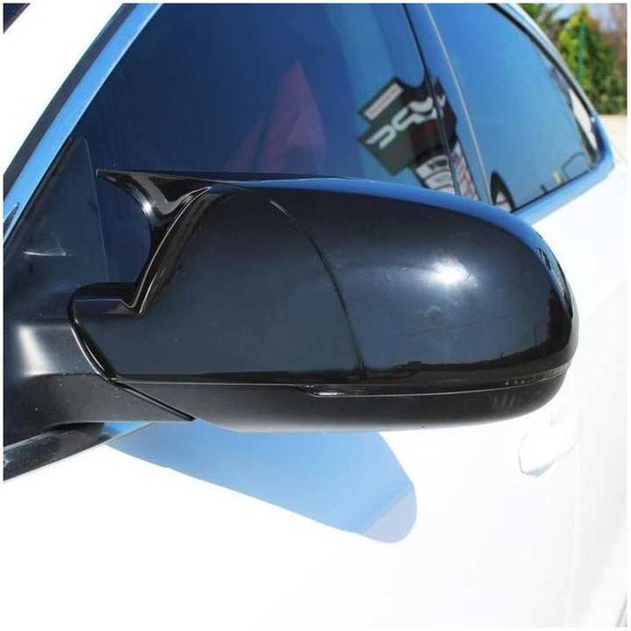 Set Capace Oglinzi Oglinda Batman Audi A4 B8 2009-2015, M Style, Negru Lucios
