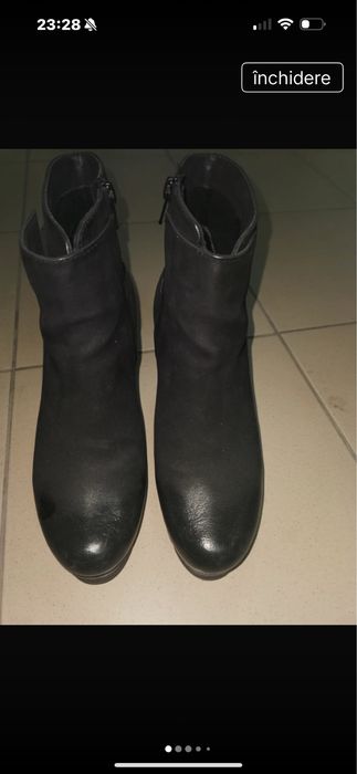 Botine de dama YFK, din piele