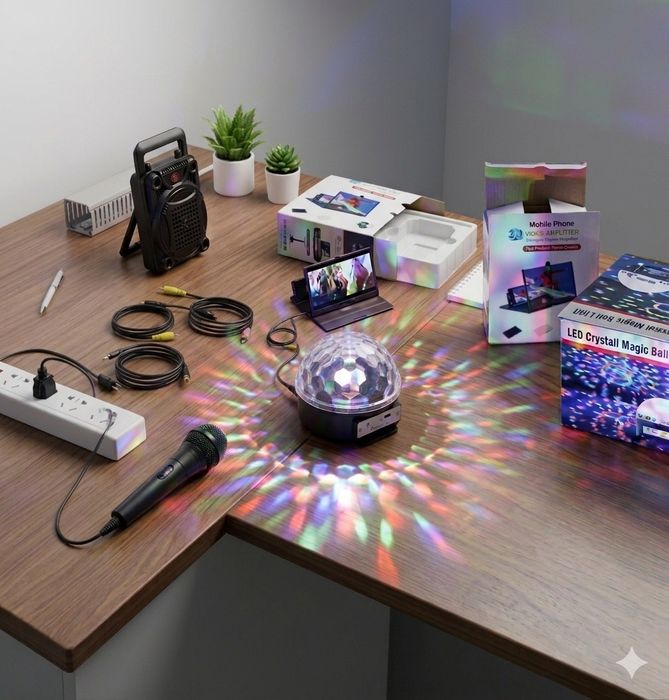 Kalonka, led magis ball, 3 d ekran