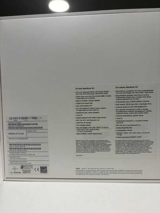 Laptop Apple MacBook Air13 2019  Impecabil     Full Box +