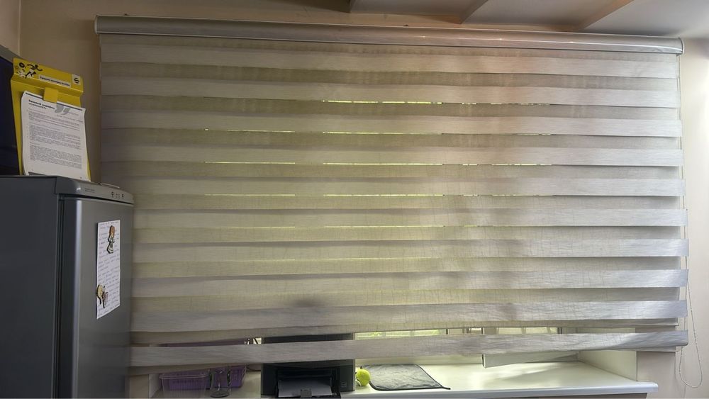 Рол шторы на 2 окна