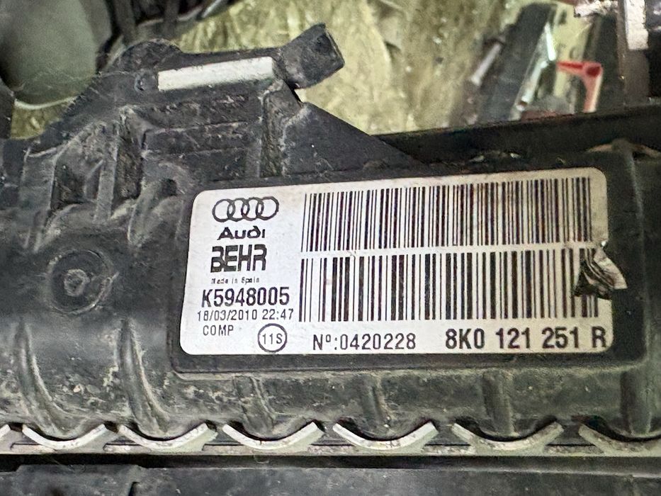 Audi a4 b8 1.8 tfsi Перка Воден и Климатичен Радиатор и Кулер