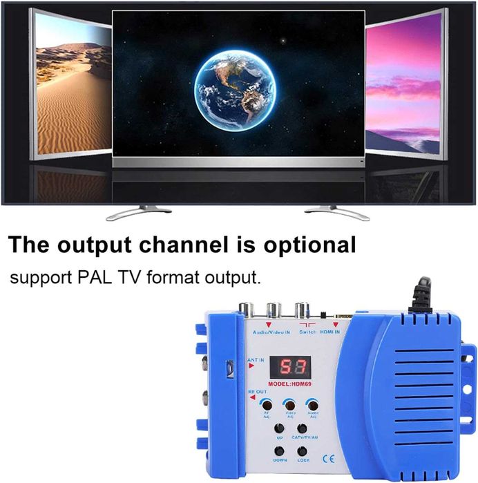 HDM69L Цифров ,аудио, видео  RF модулатор