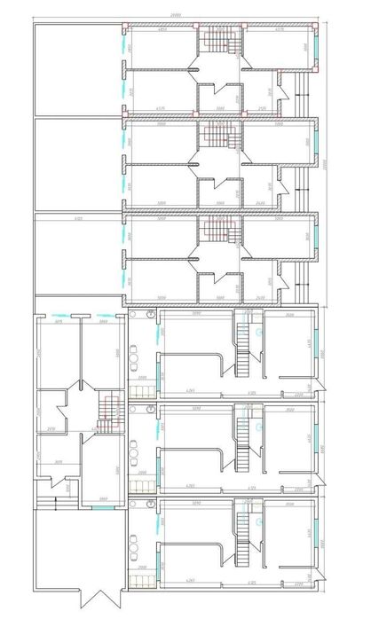 SamPi Угловой 40*20 утвержденный проект 7 коттеджей