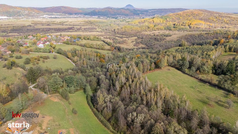 Teren intravilan în Zărnești, zona Tohanita, cu pădurice și parau curg