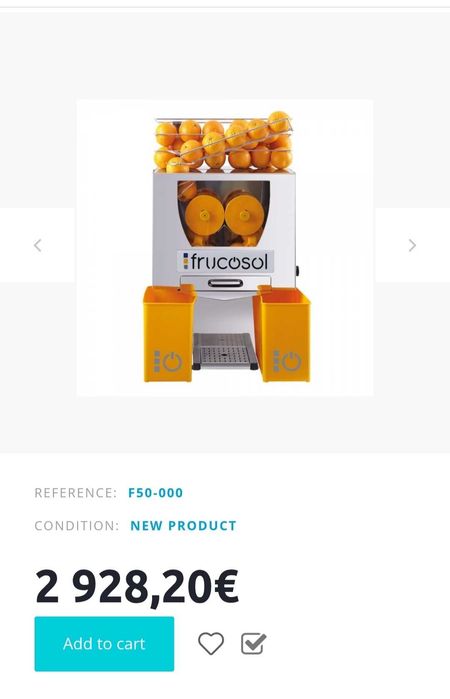 Storcător citrice profesional Frucosol F50,ca nou