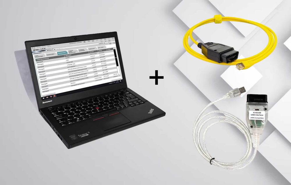 Lenovo ThinkPad 8GB Ram i5 256SSD + BMW K DCAN ENET INPA ISTA ESYS