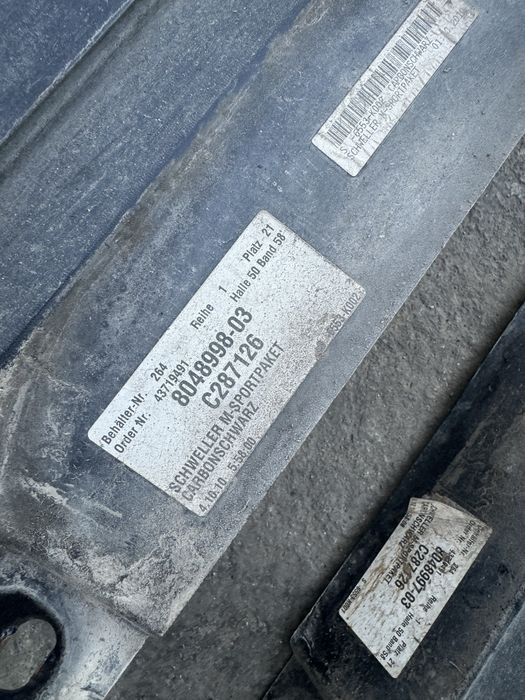 М прагове бмв ф10 ф11 bmw f10 f11 pragove m paket м пакет 5 та серия