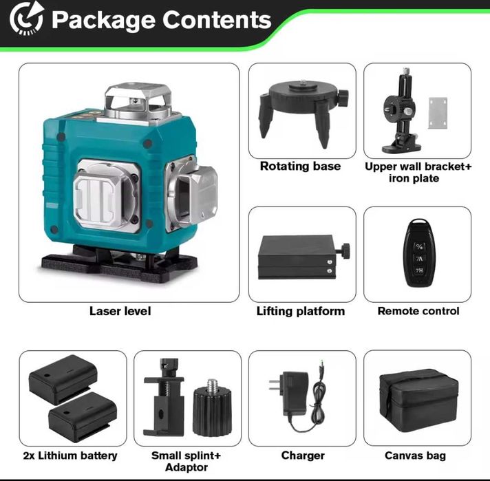 Minitrepied reglabil cu nivela