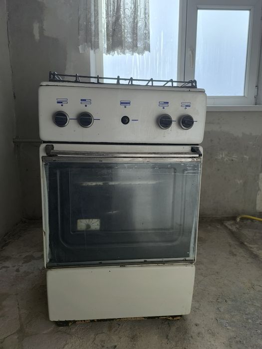 Газ плита в рабочем состоянии