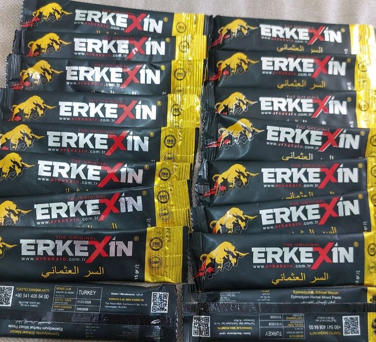 ERKEKXIN Miere pentru potentă și viața intimă la  cel mai  ieftin pret 6 lei , Royal King Honey 30g  plic 10