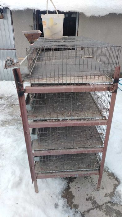 Vând cușcă pentru prepelițe