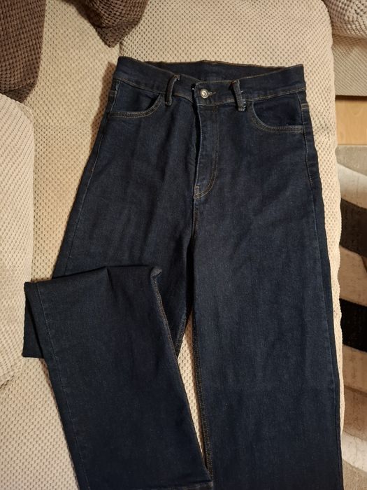 Тъмни прави Дънки 38 размер