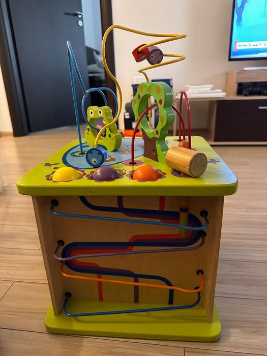 Jucărie din lemn pt stimularea motricității 12m+