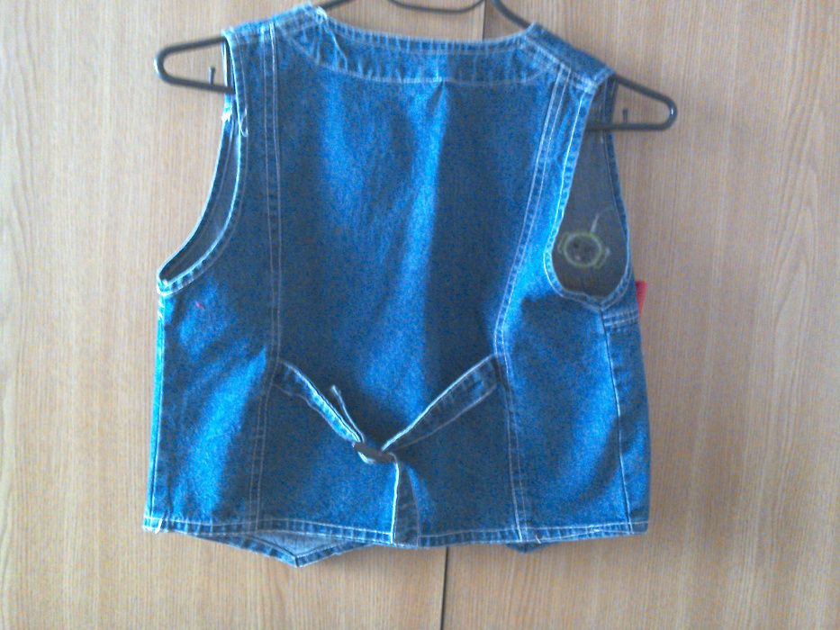 Vestă denim/blug băieți/fete - 6 - 8 -10 ani