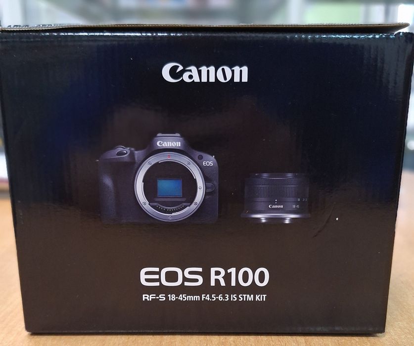Canon R100 kit 18-45mm IS,STM (24.1пикс,Wi-Fi, Bluetooth, новый,супер)