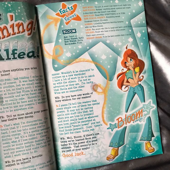 журналы книга monster high winx