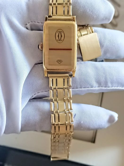 Оригинал,Часы Картьер 750 проба