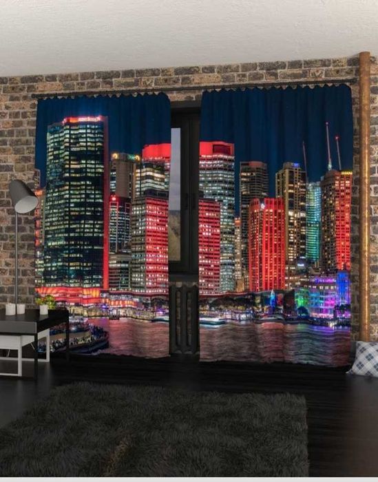 Шторы велюр с ламбрекеном и вторые город