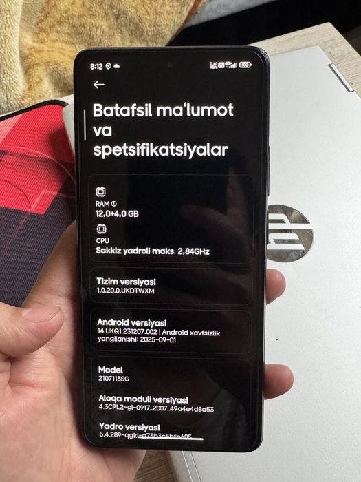 Xiaomi 11T pro 12/256