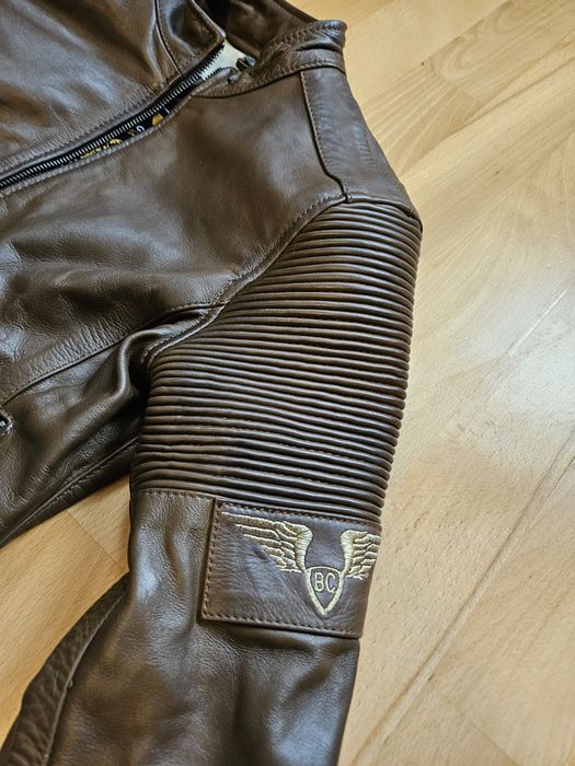 Чисто ново дамско кожено мото яке S – Black Cafe London