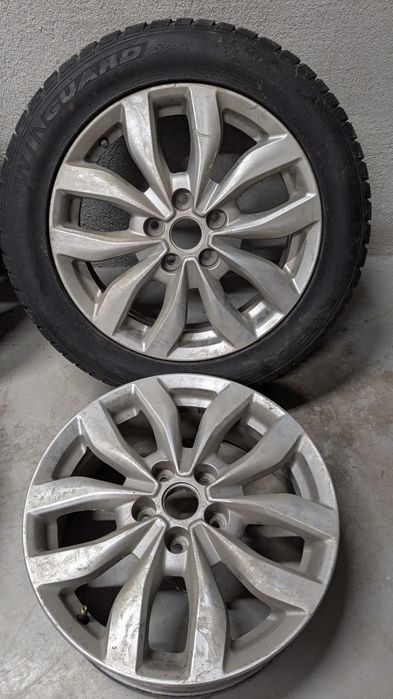 4 лети джанти 17 Зимни гуми SAVA 225/50/17  + подарък летни Michelin
