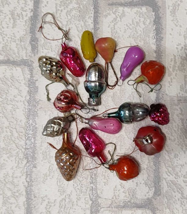 Ёлочные игрушки малютка сссср