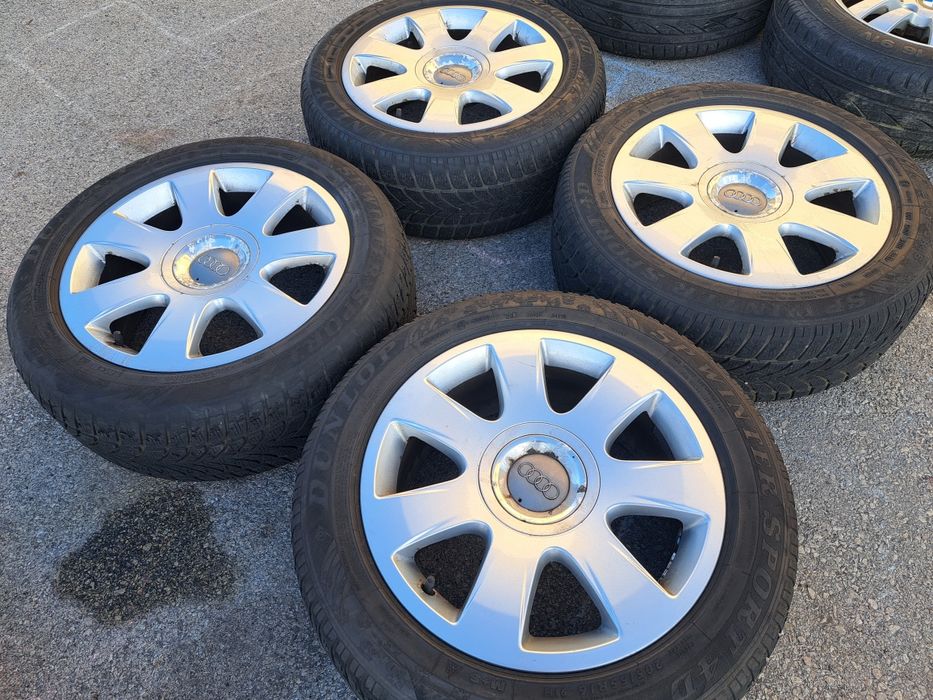 5х112/16 с гуми Ауди VW Шкода Сеат 5x112/16 лети джанти Audi Skoda