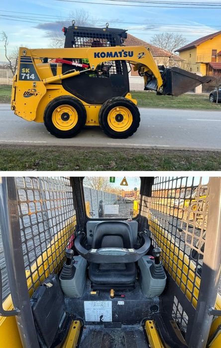 Miniîncarcător ca NOU Komatsu SK 815 714 mini încărcător cu 475ore