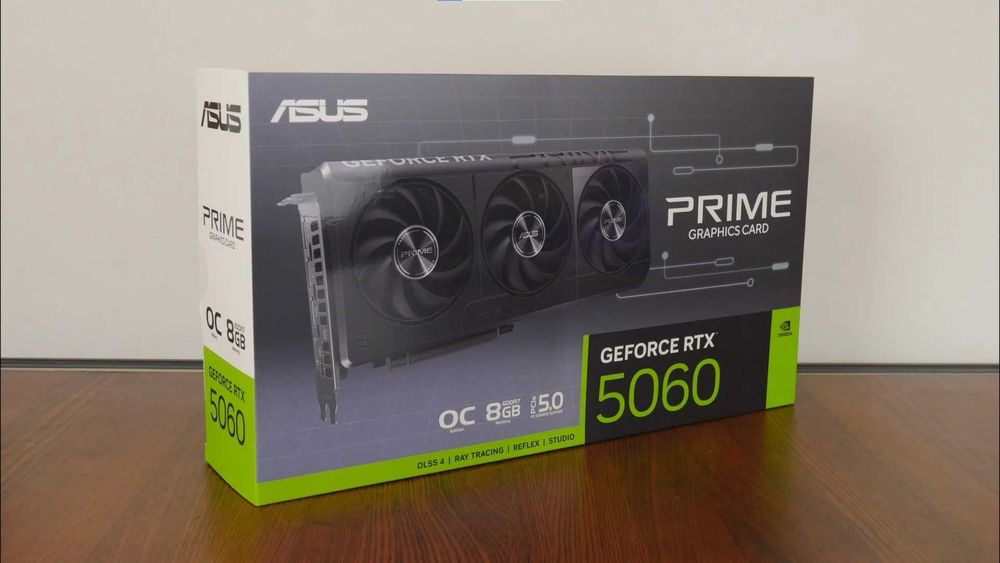 Спешно се продава! Видеокарта ASUS Prime RTX 5060 8GB GDDR7 - Оферта с Гаранция 3г.