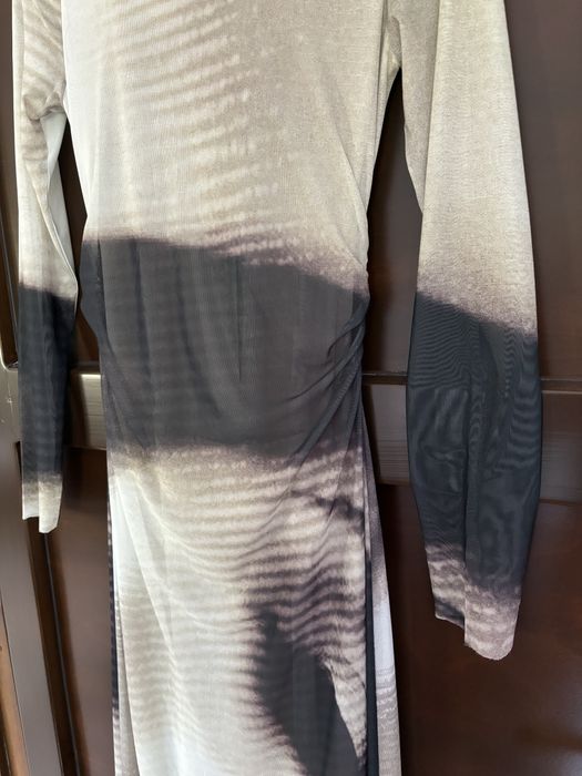 Дълга рокля тюл с подплата размер М