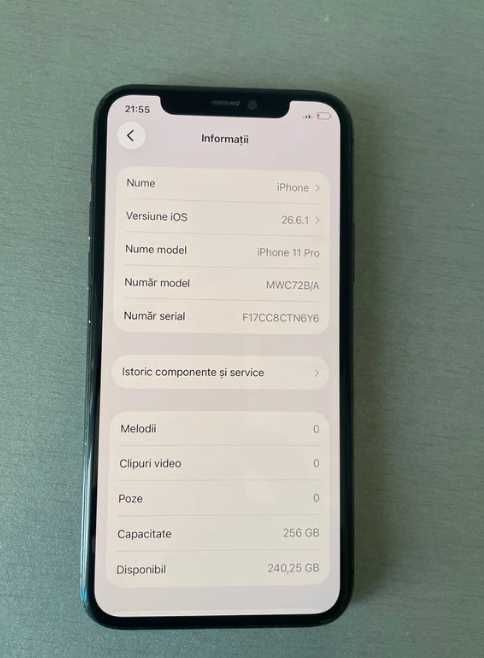 iPhone 11 Pro -256Gb ( placa buna ) FMI off