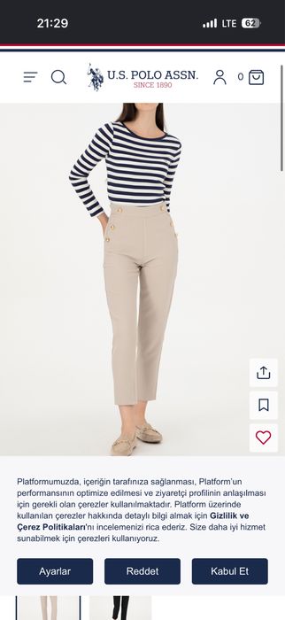 Pantaloni Polo marimea L noi cu eticheta