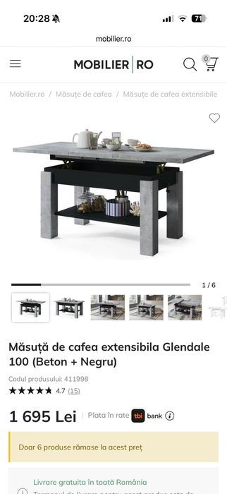 Vand masa extensibila