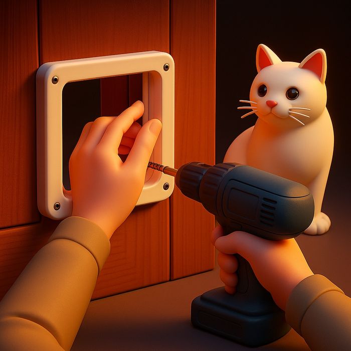 дверца окошко проход дверка вход люк в стену в дверь для кошек собак