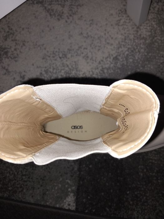 Бели боти 2бр. EVEN & ODD 38 н. и ASOS 37 н.