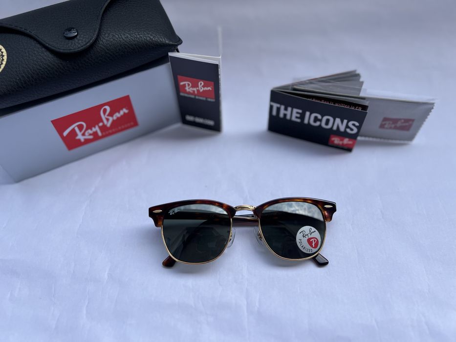 Ochelari de soare RAY BAN 3016 Clubmaster Polarizati Noi