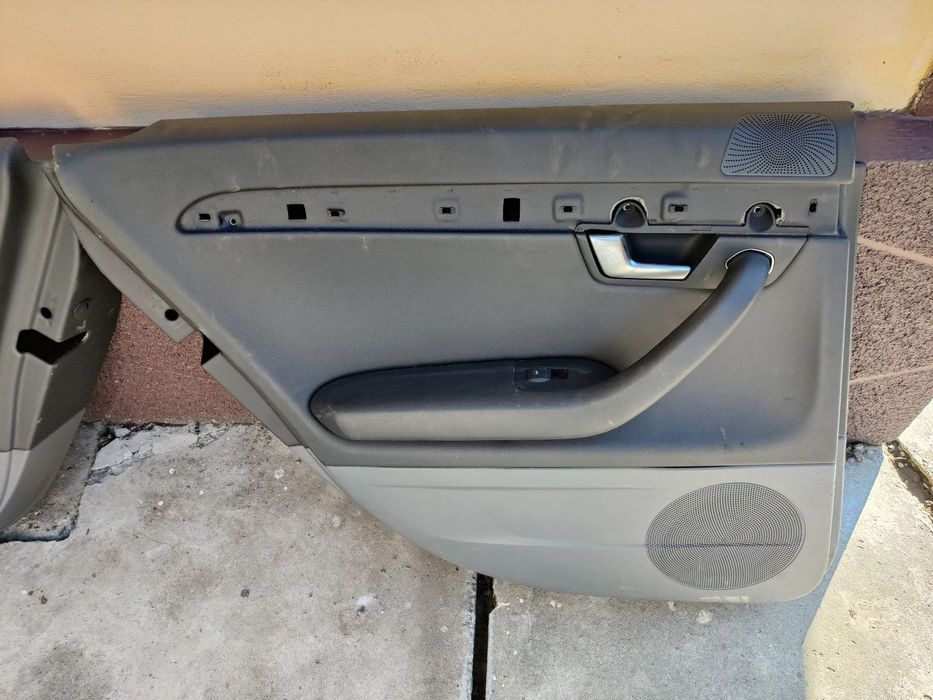 Fete portiera portiere fata spate stanga dreapta negre cu gri Seat Exeo Audi A4 B6 B7 3R1867105 / 3R0867306