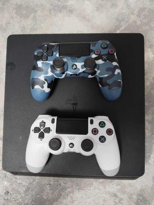 PS 4 slim 500gb,6 игр