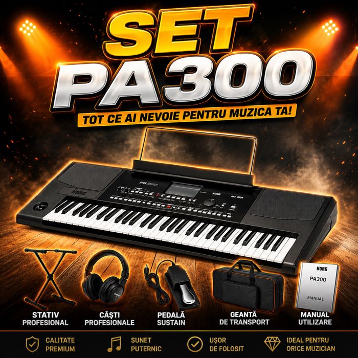 VÂND SET KORG pa300 2024-2025